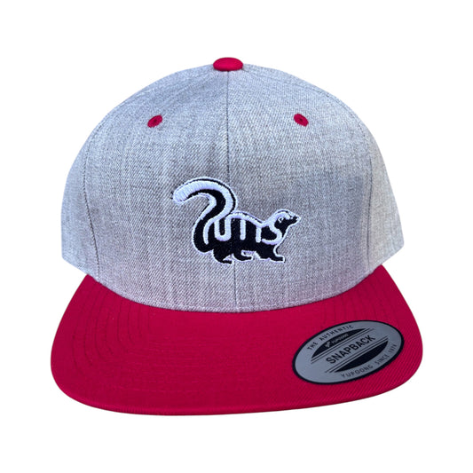 Grey / Red