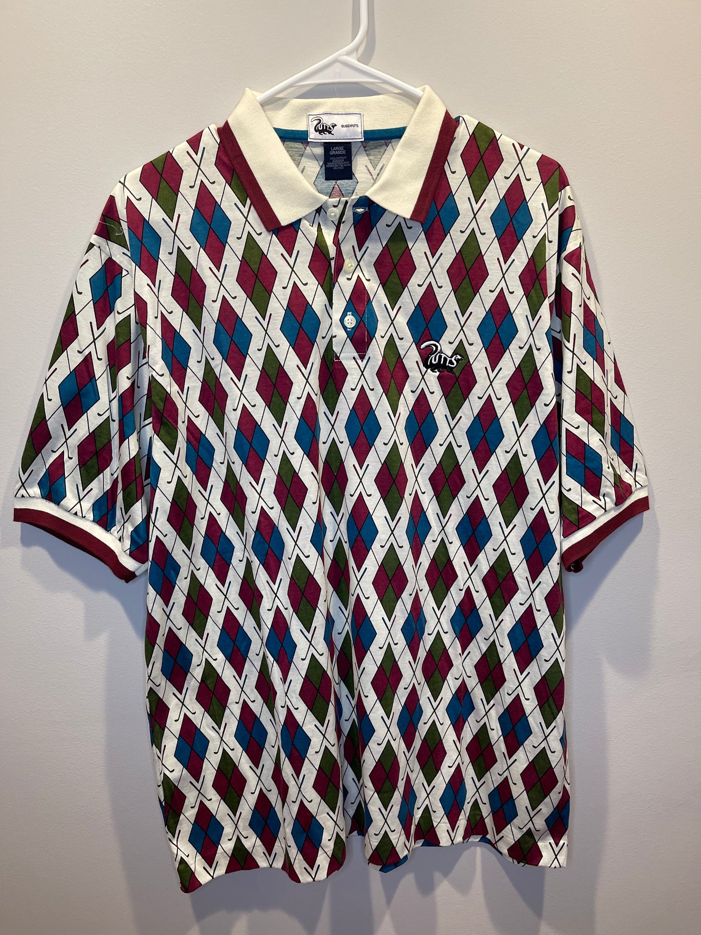 Large Vintage Polo "Duval's Diamonds"