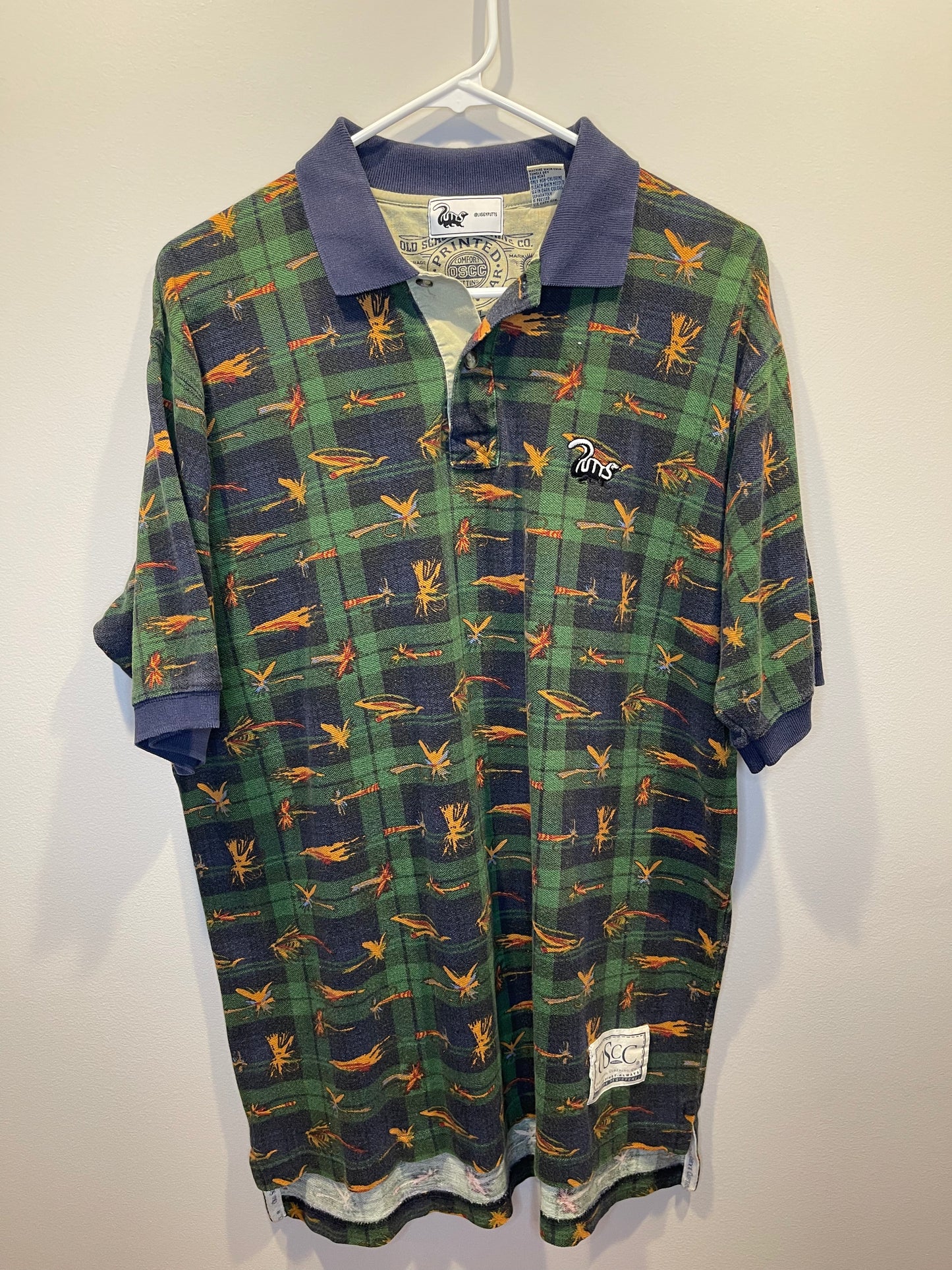 Medium Vintage Golf Polo "P Barcaskey"